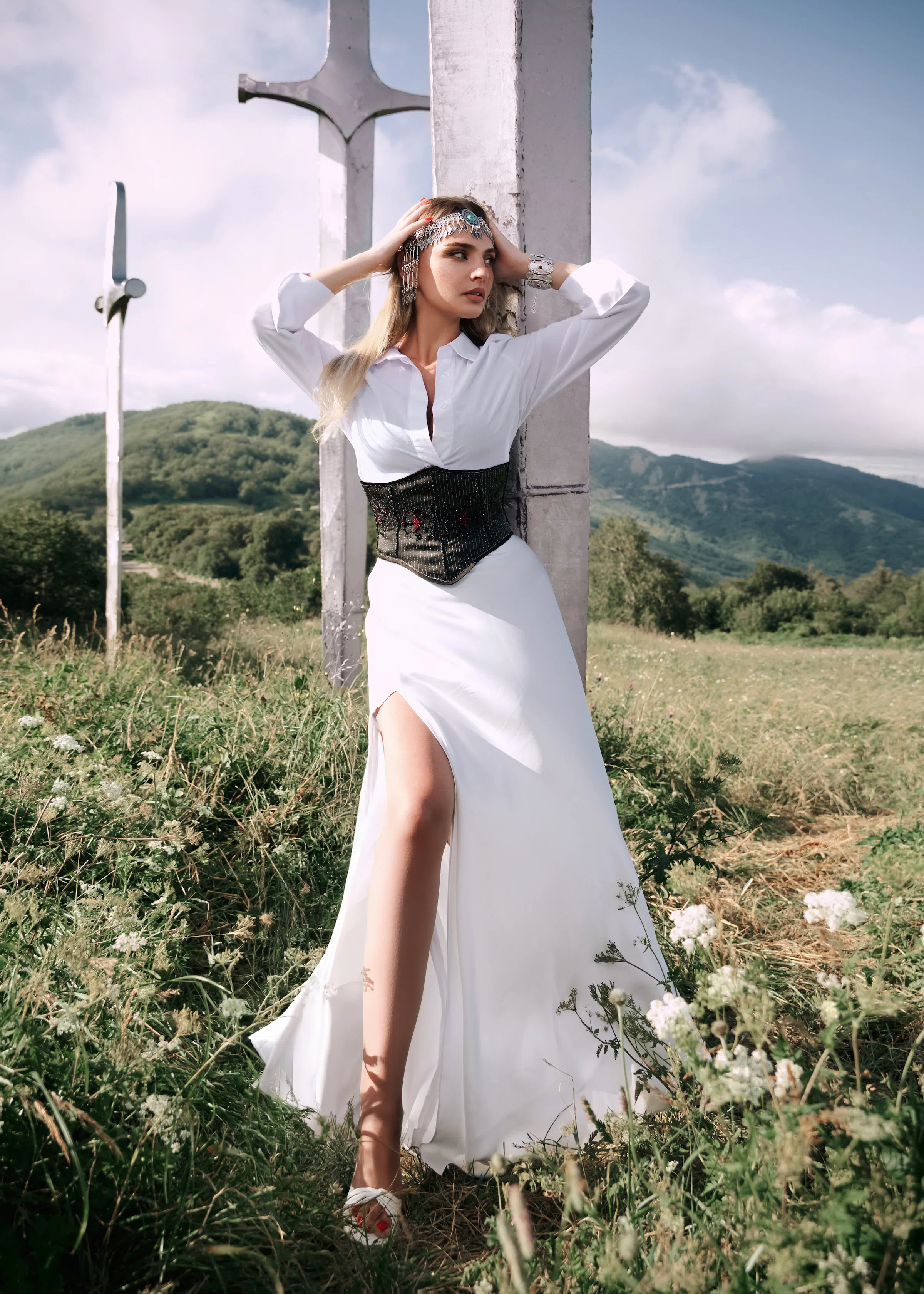 Medea Skirt White